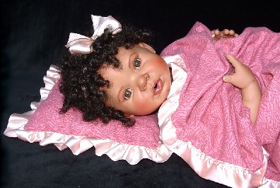 caroli porcelain doll blanket baby lulu