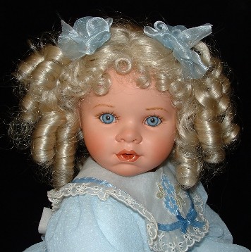 caroli porcelain doll charitys church & steeple