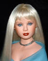 caroli porcelain doll lina
                                                    bleu