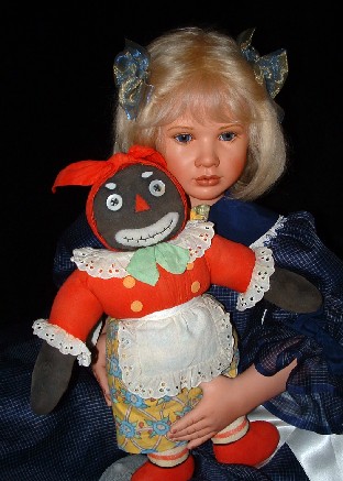 caroli porcelain doll marcy & beloved belindy